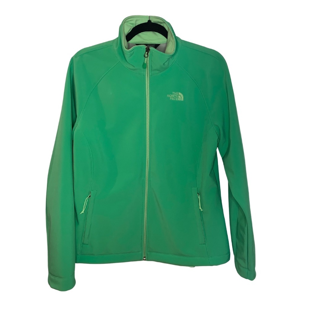 The North Face Green Zip Up Jacket Sweater Size Large